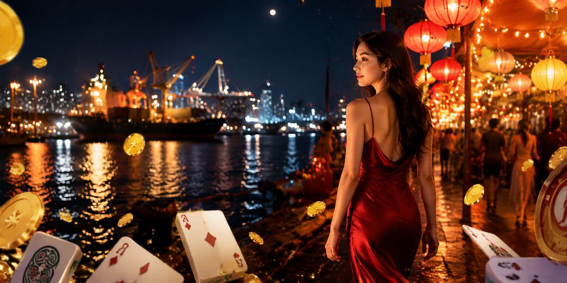 Chợ đêm Hải Phòng sôi động với không khí giải trí và trò chơi bài truyền thống